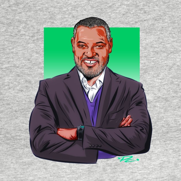 Laurence Fishburne - An illustration by Paul Cemmick by PLAYDIGITAL2020